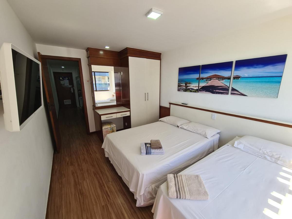 Flat Pasárgada 712, Free Bikes, pé na praia Vila Velha  Esterno foto