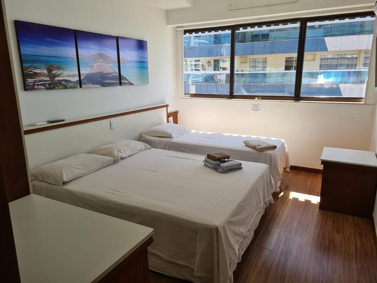 Flat Pasárgada 712, Free Bikes, pé na praia Vila Velha  Esterno foto