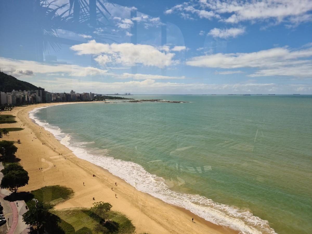 Flat Pasárgada 712, Free Bikes, pé na praia Vila Velha  Esterno foto