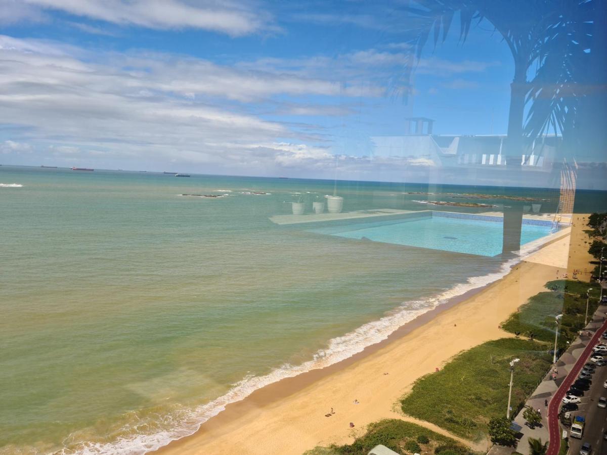 Flat Pasárgada 712, Free Bikes, pé na praia Vila Velha  Esterno foto