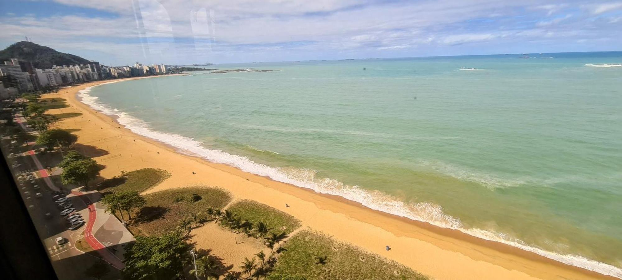 Flat Pasárgada 712, Free Bikes, pé na praia Vila Velha  Esterno foto