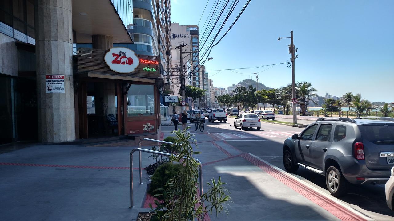 Flat Pasárgada 712, Free Bikes, pé na praia Vila Velha  Esterno foto