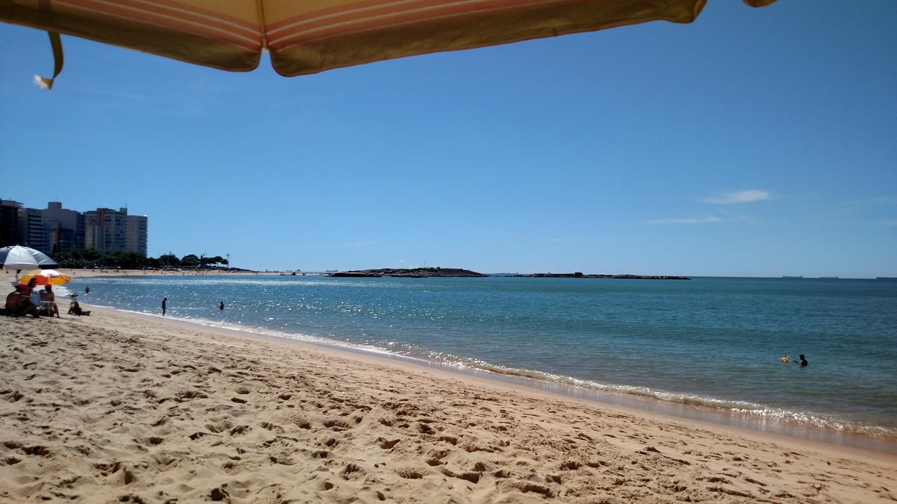 Flat Pasárgada 712, Free Bikes, pé na praia Vila Velha  Esterno foto
