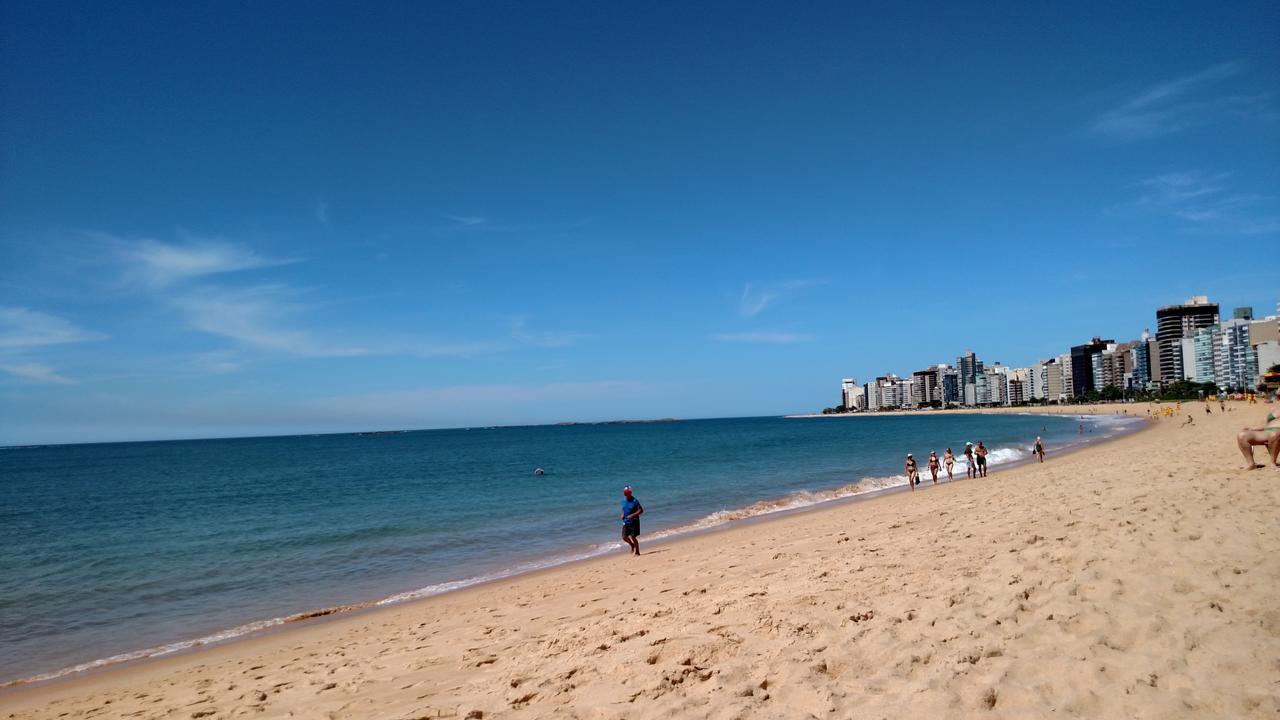 Flat Pasárgada 712, Free Bikes, pé na praia Vila Velha  Esterno foto