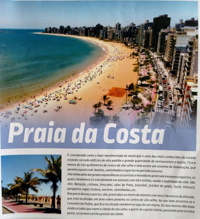 Flat Pasárgada 712, Free Bikes, pé na praia Vila Velha  Esterno foto