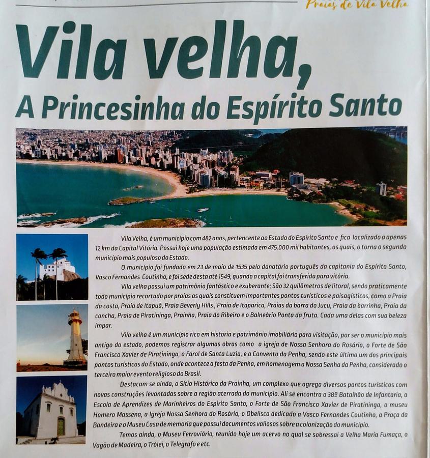 Flat Pasárgada 712, Free Bikes, pé na praia Vila Velha  Esterno foto